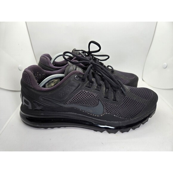 Nike Air Max 2013 Shoes Mens 11.5 Triple Black Running Athletic Workout Sneakers main image 5
